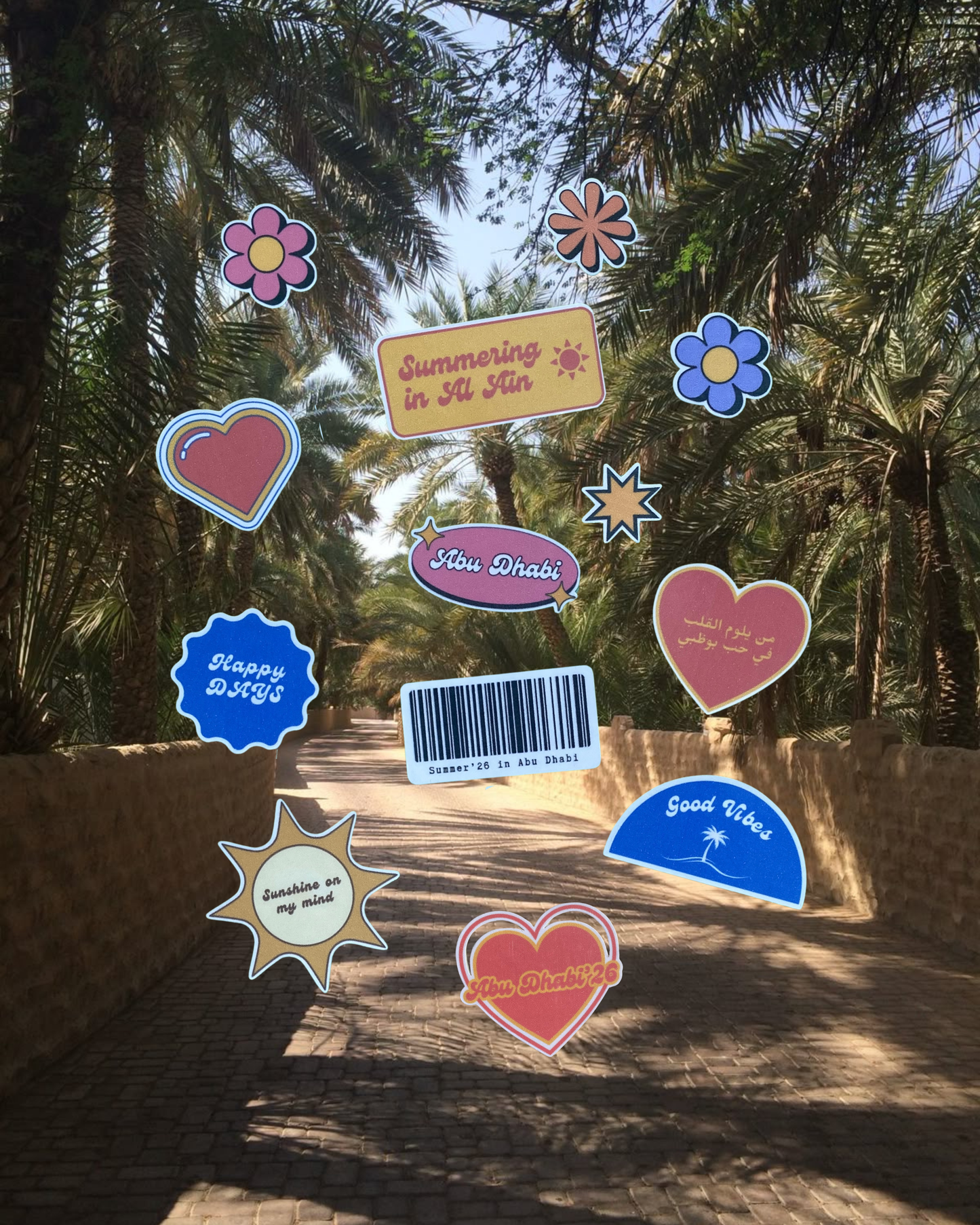 Abu Dhabi’26 Sticker Tin ☼
