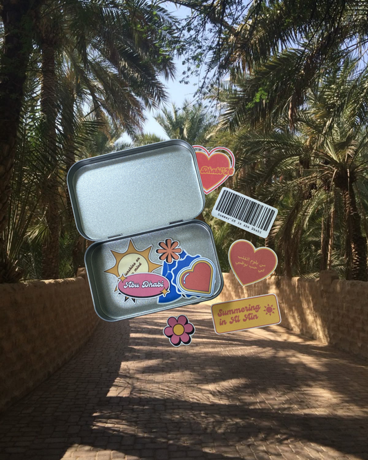 Abu Dhabi’26 Sticker Tin ☼