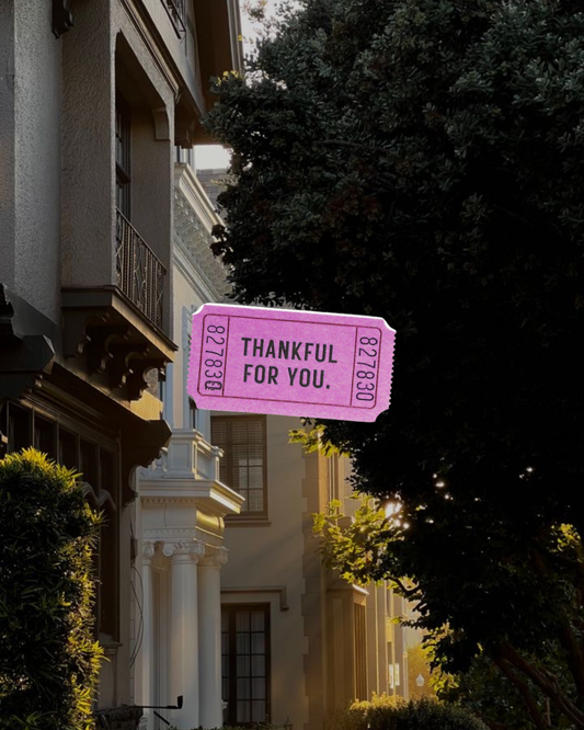 Thankful Sticker