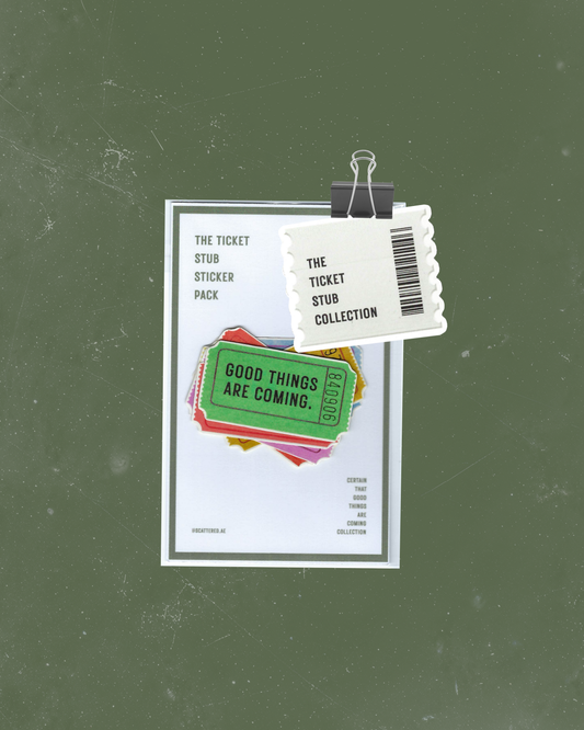 The Ticket Stub Sticker Pack